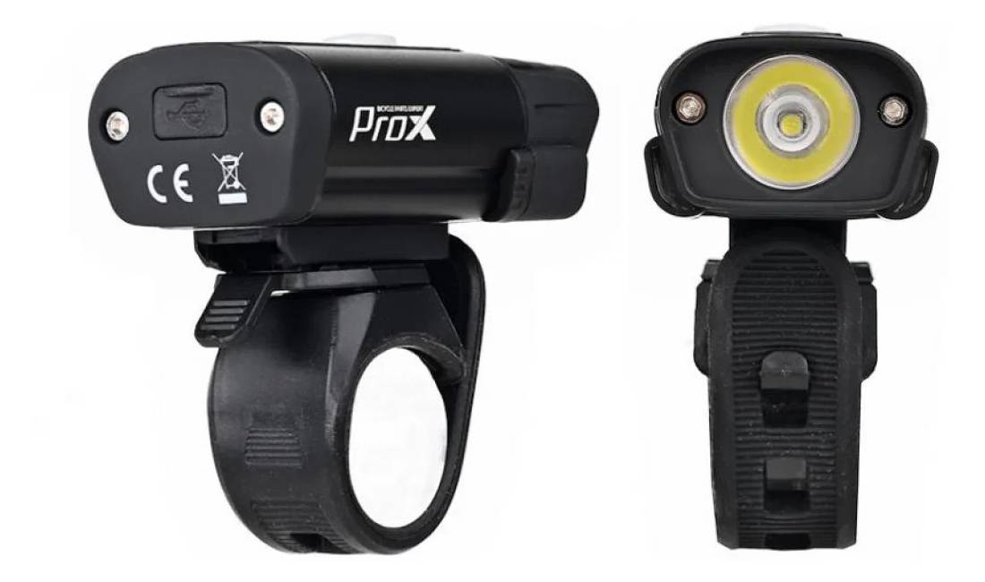 Фара передня ProX Hydra II 400Lm 1100mAh USB-c чорний 2 Фара передня ProX Hydra II 400Lm 1100mAh USB-c чорний 2