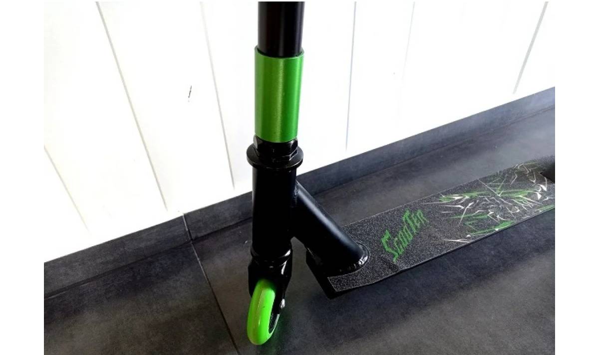 Самокат трюковый Scooter, зеленый 3 Самокат трюковый Scooter, зеленый 3