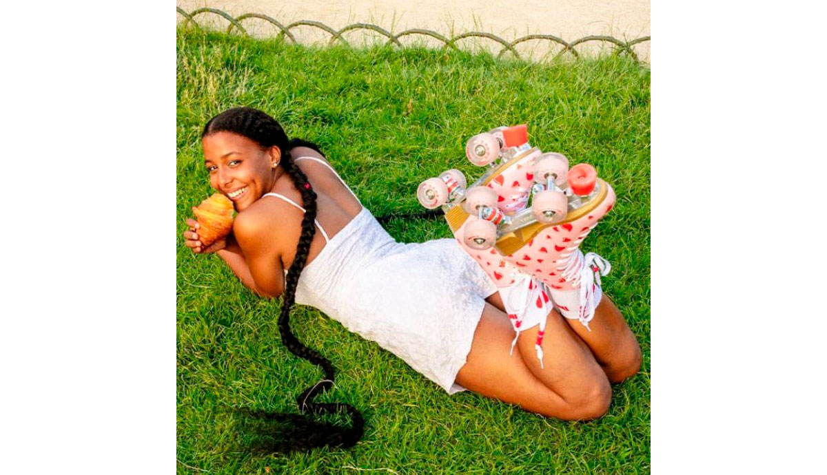 Ролики квады Impala Falling Hearts размер 42 4