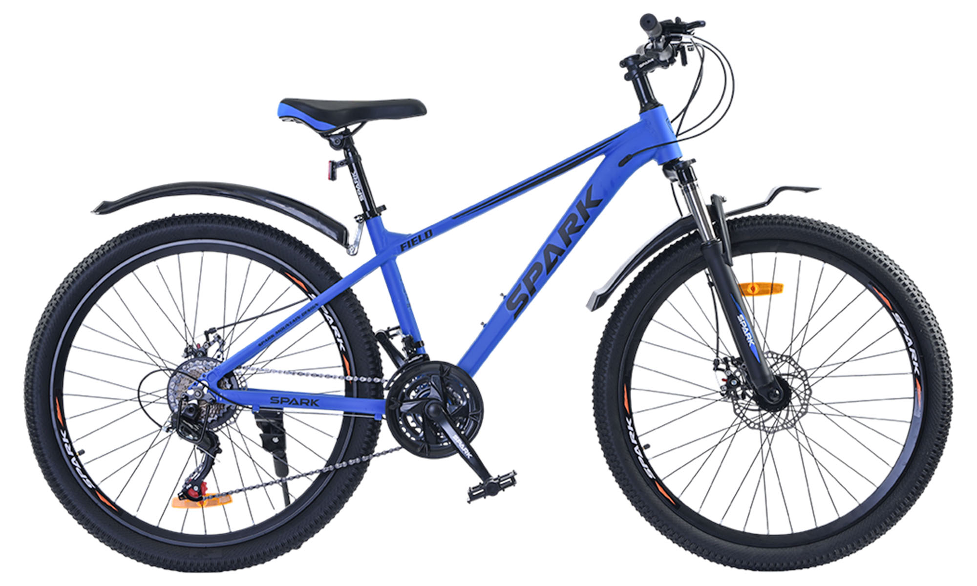 Велосипед SPARK FIELD 26", размер S, рама 15", год 2026, синий 
