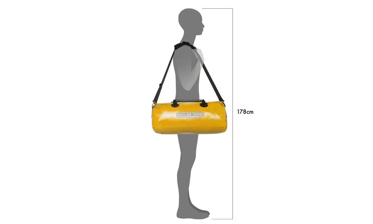 Фотография Гермобаул на багажник Ortlieb Rack-Pack sunyellow 49 л 3