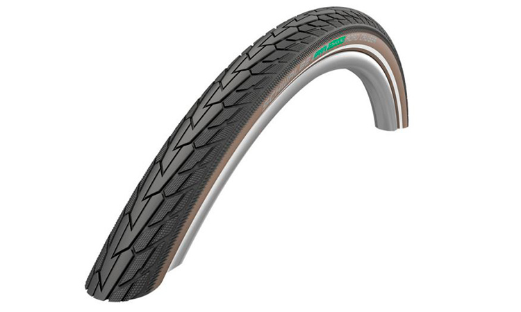 Фотографія Покришка 28x1.75 (47-622) Schwalbe ROAD CRUISER K-Guard TwinSkin B/CO+RT HS484 GREEN, 50EPI black