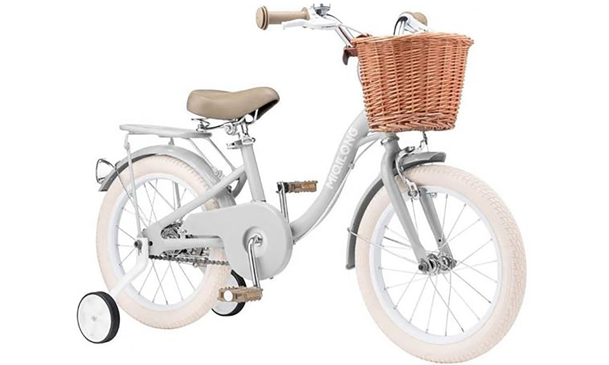 Детский велосипед Miqilong LS 16", One size, 2025, белый 2