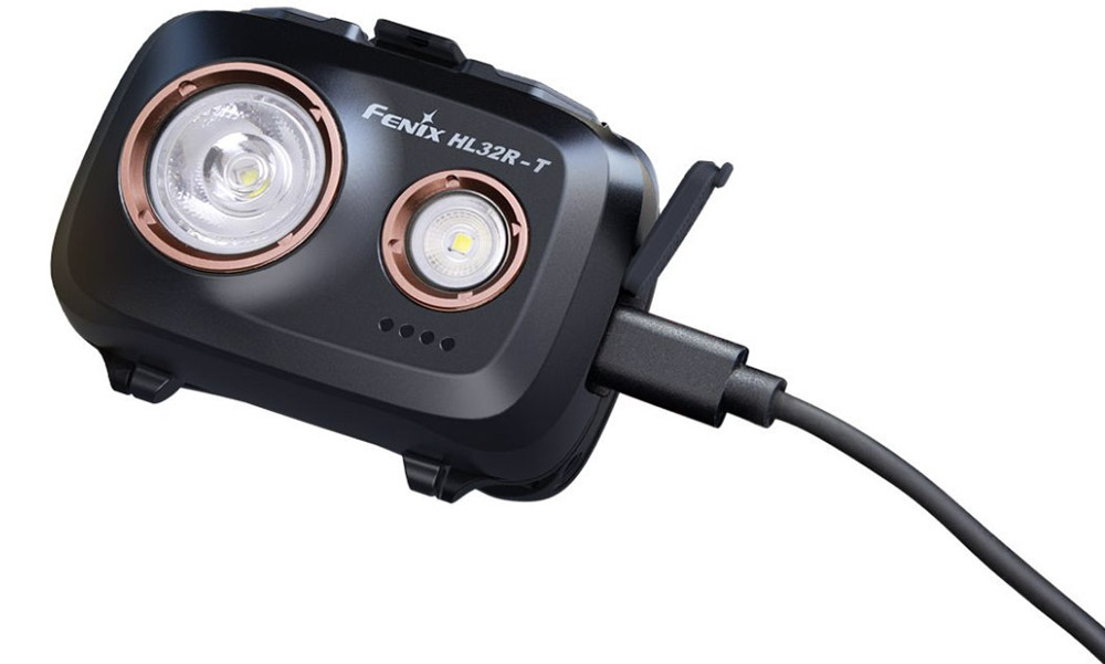 Фонарь налобный Fenix HL32R-T синий 4
