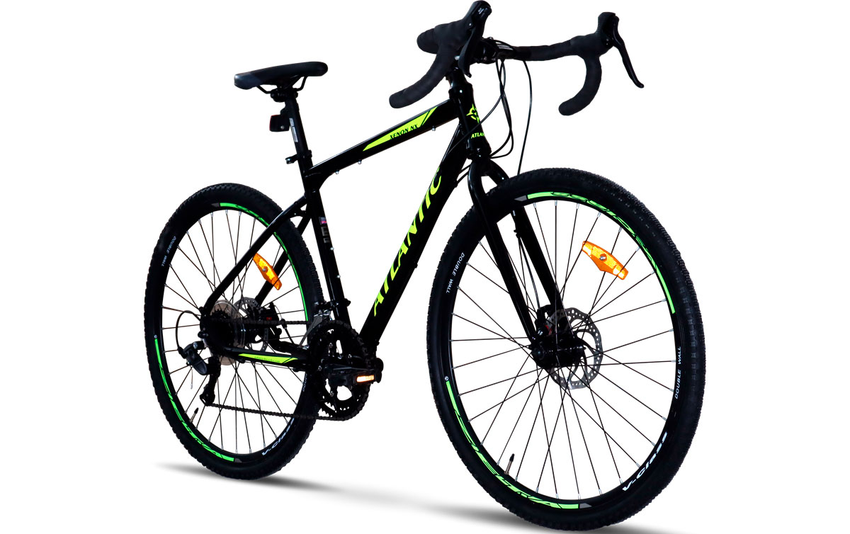 Велосипед Atlantic Xenon NX 28" размер L 2023 Черно-салатовый 3