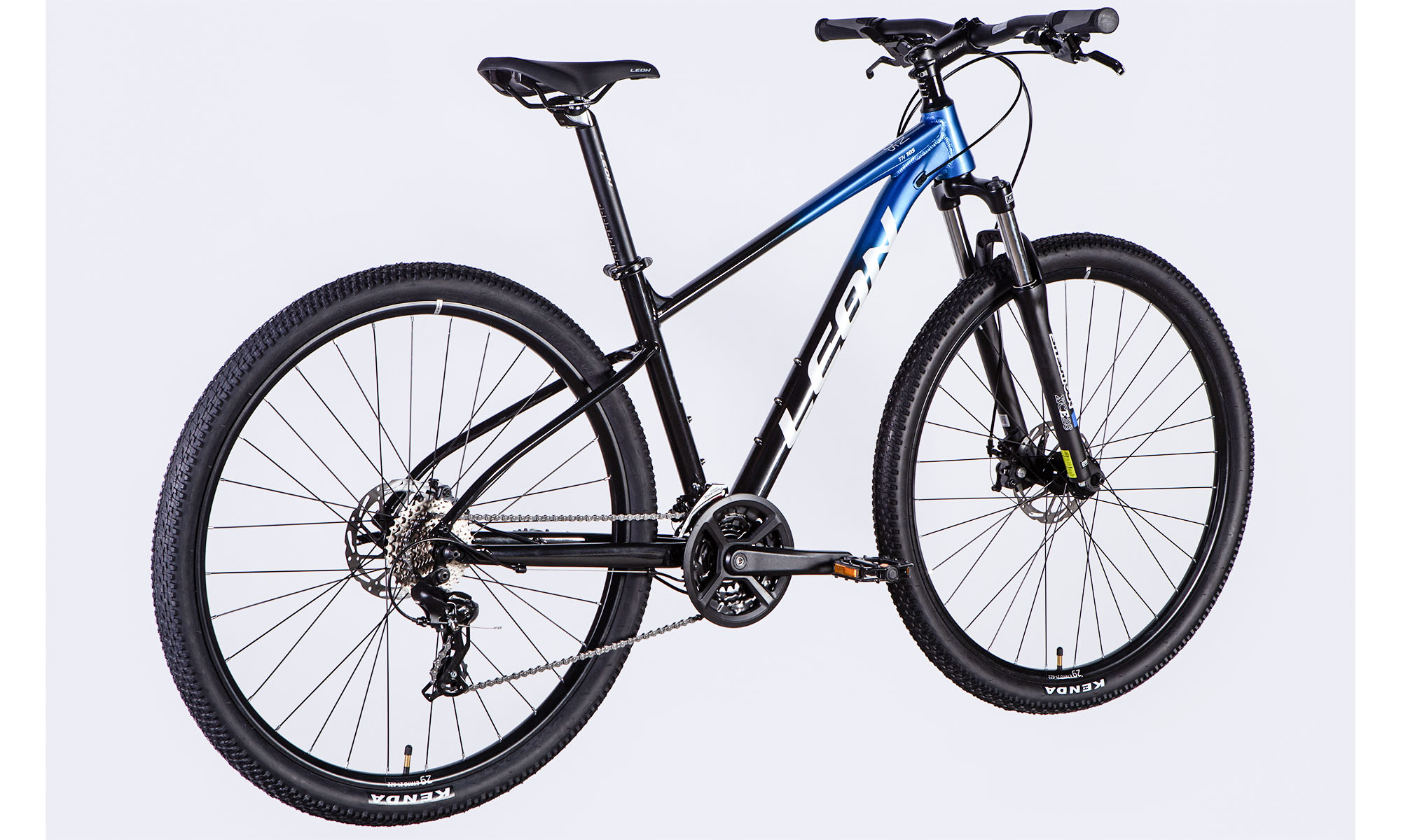 Велосипед Leon TN 105 DD CS 29", размер M, рама 17", год 2025, сине-черный 4