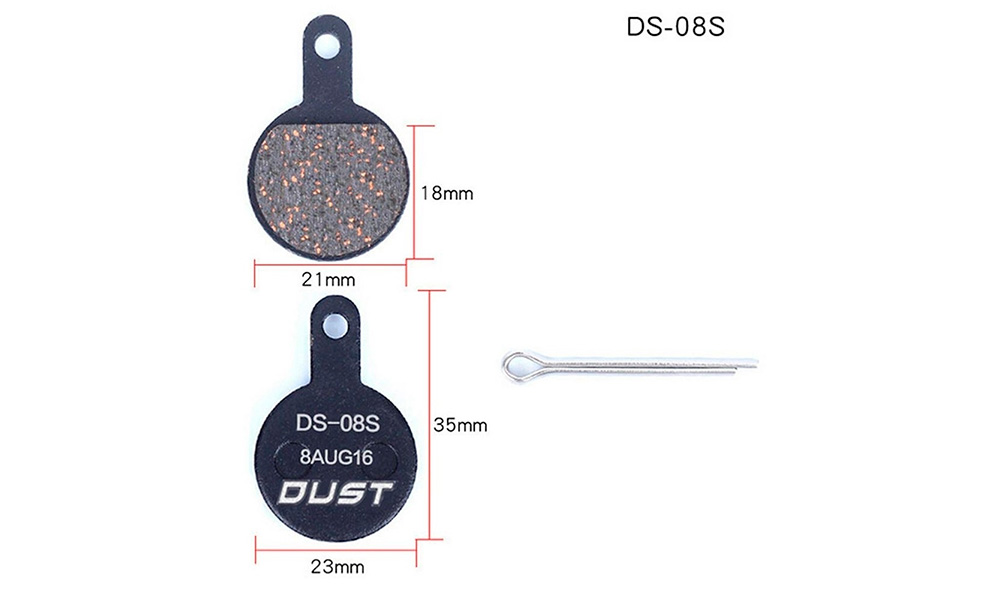 Фотографія Гальмівні колодки DUST DS-08S напівметал