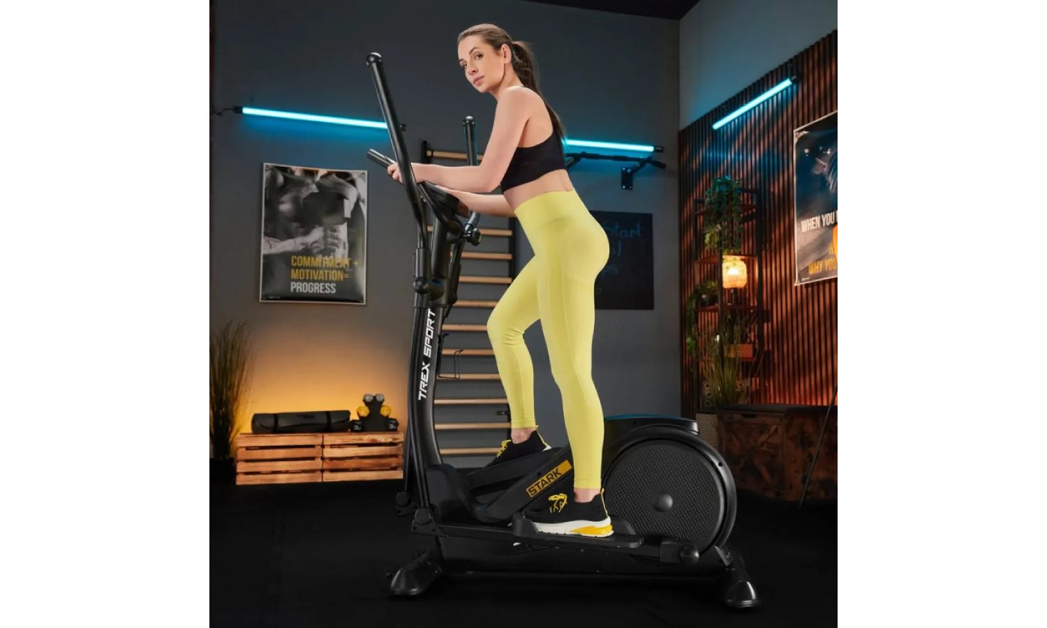Орбитрек Trex Sport TX-700ECT Stark электромагнитный черный 17