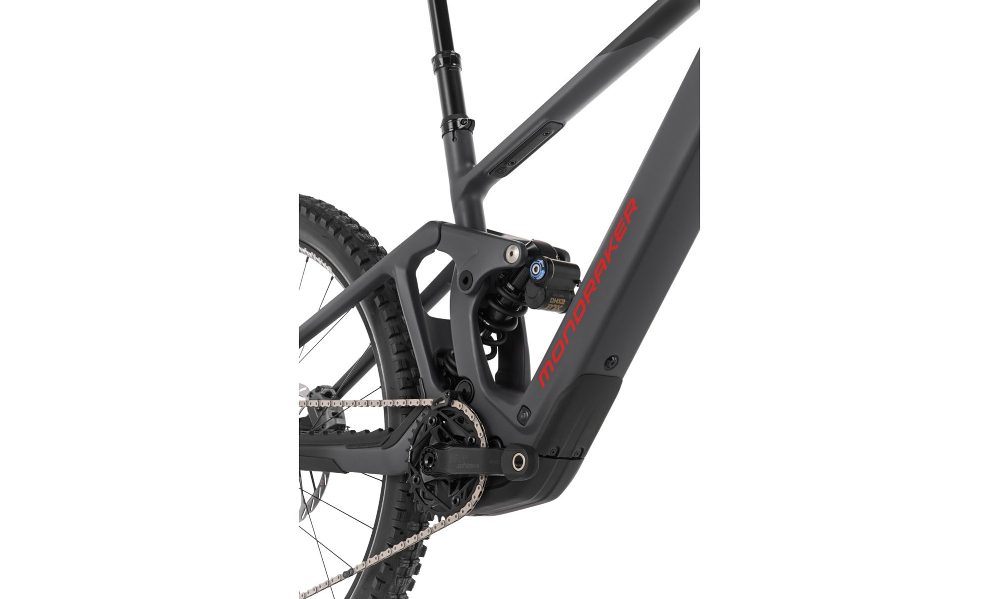 Електровелосипед MONDRAKER DUNE RR Carbon, Mullet 29/27.5'', розмір L, рама 45, 400Wh Bosch SX, рік 2025, Чорний/Сірий 5