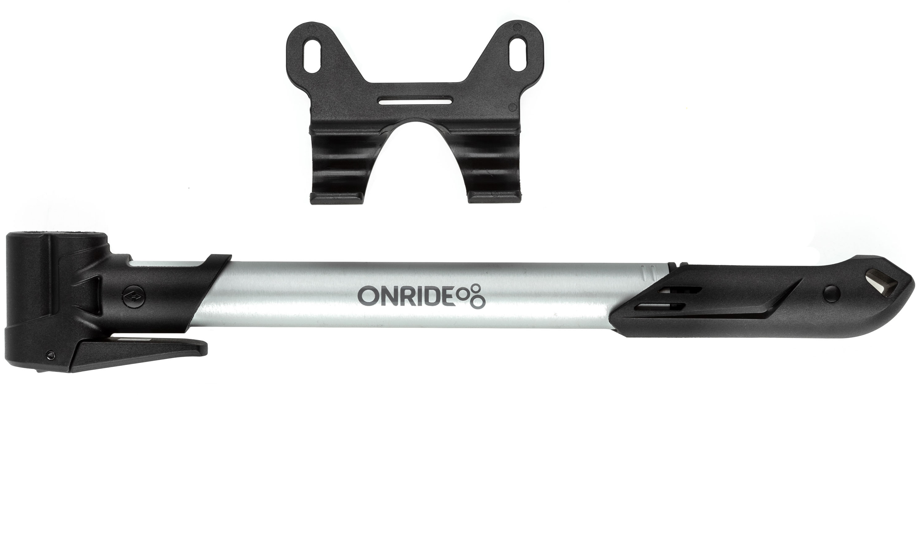 Насос компактний ONRIDE Sky 30 алюмінієвий, макс.тиск 120PSI, голівка з двома отворами під FV/AV Насос компактний ONRIDE Sky 30 алюмінієвий, макс.тиск 120PSI, голівка з двома отворами під FV/AV