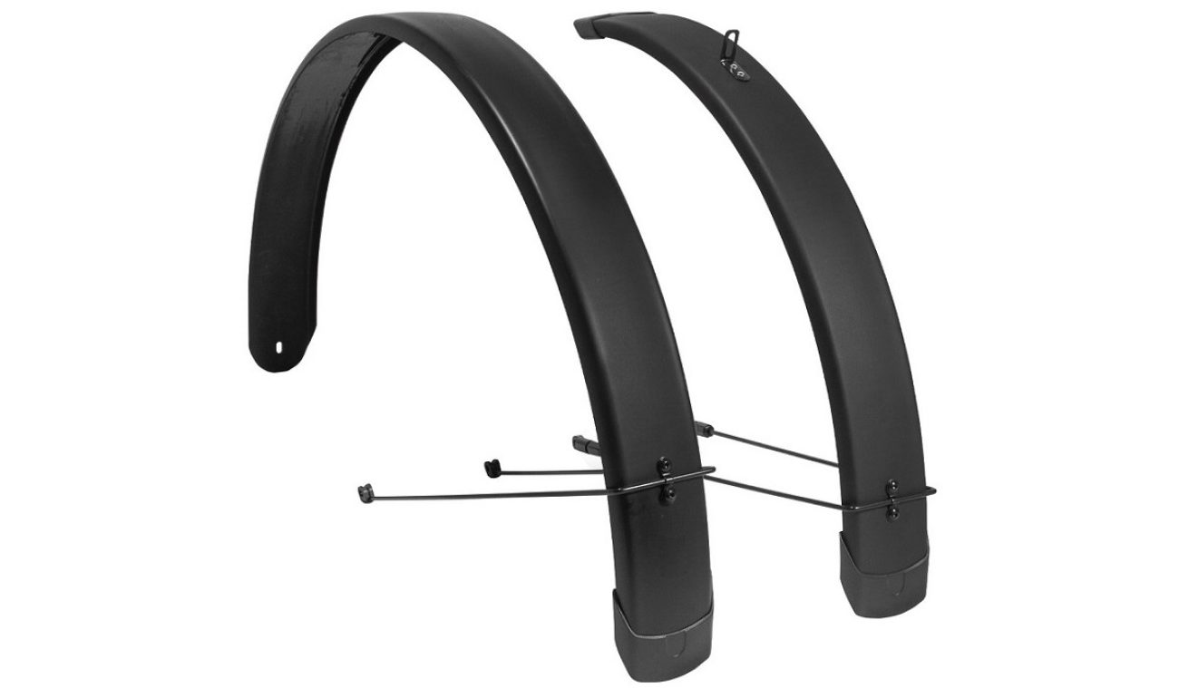 Крылья Eurofender Duo Square 27.5" / 65 мм черный-матовый Крылья Eurofender Duo Square 27.5" / 65 мм черный-матовый