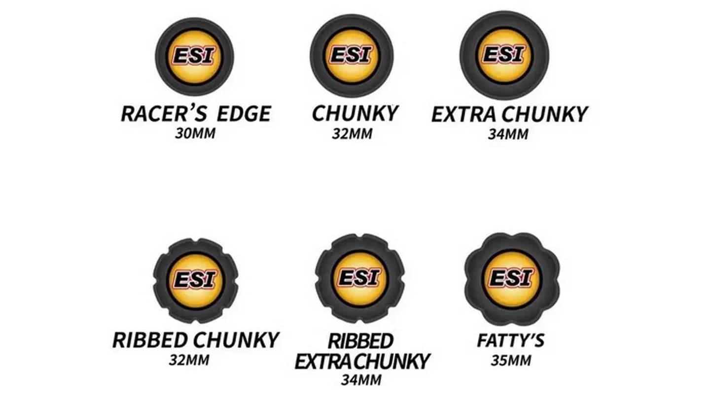 Гріпси ESI Ribbed Chunky Orange Silicone Bicycle Grips 5 Гріпси ESI Ribbed Chunky Orange Silicone Bicycle Grips 5