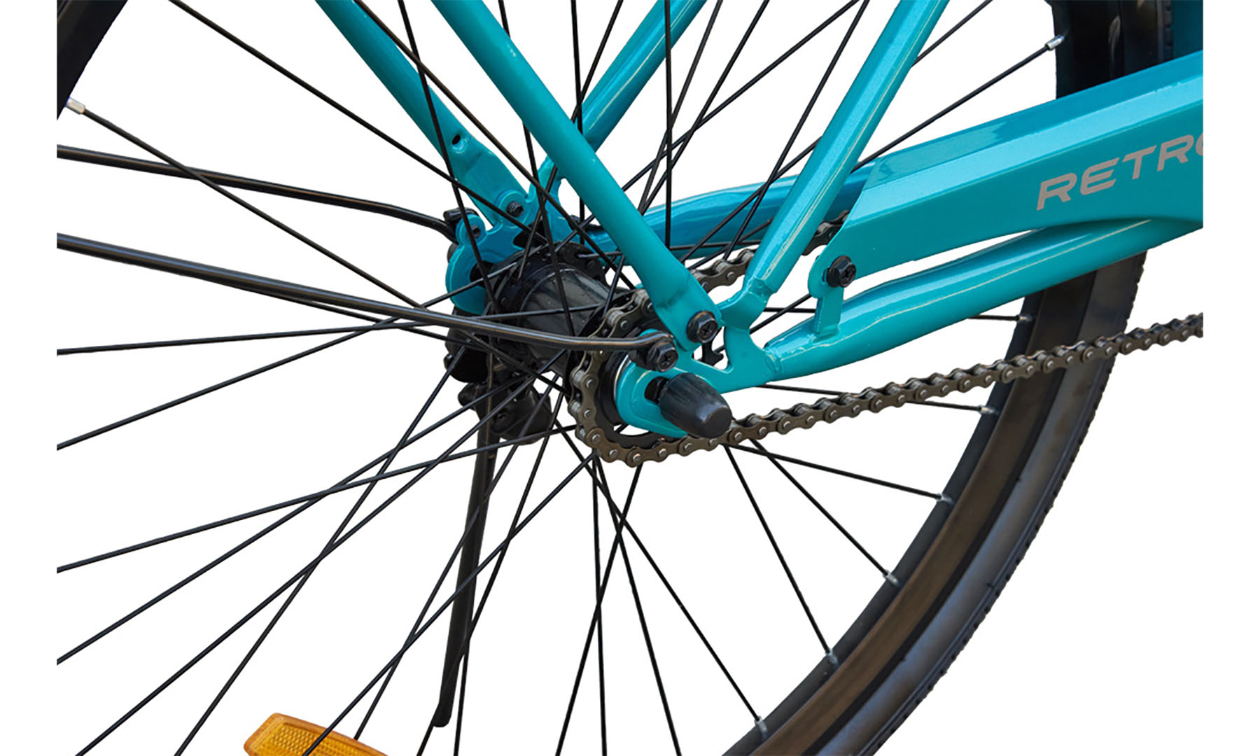 Велосипед SPARK CITY RETRO 26", рами M (17"), бірюзовий 3