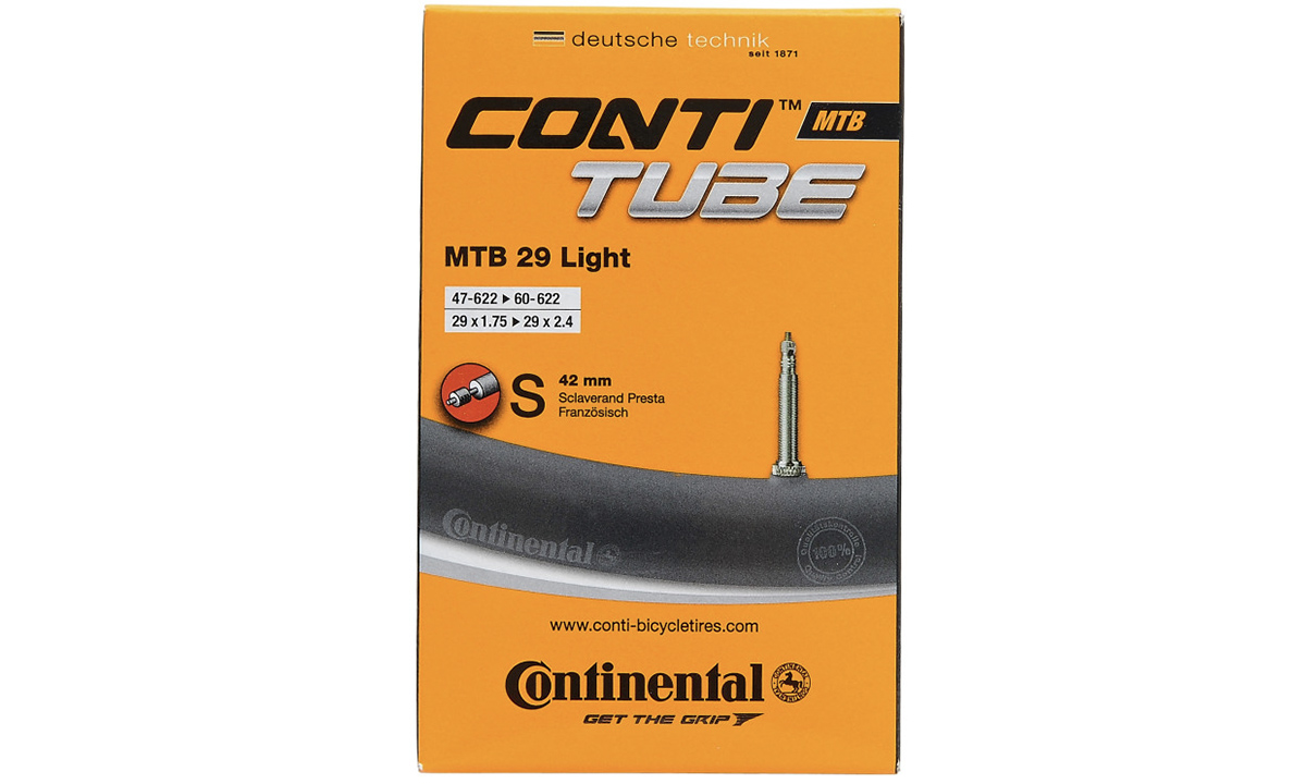 Фотография Велокамера Continental MTB Light 29х1,75-2,4 FV 42 мм