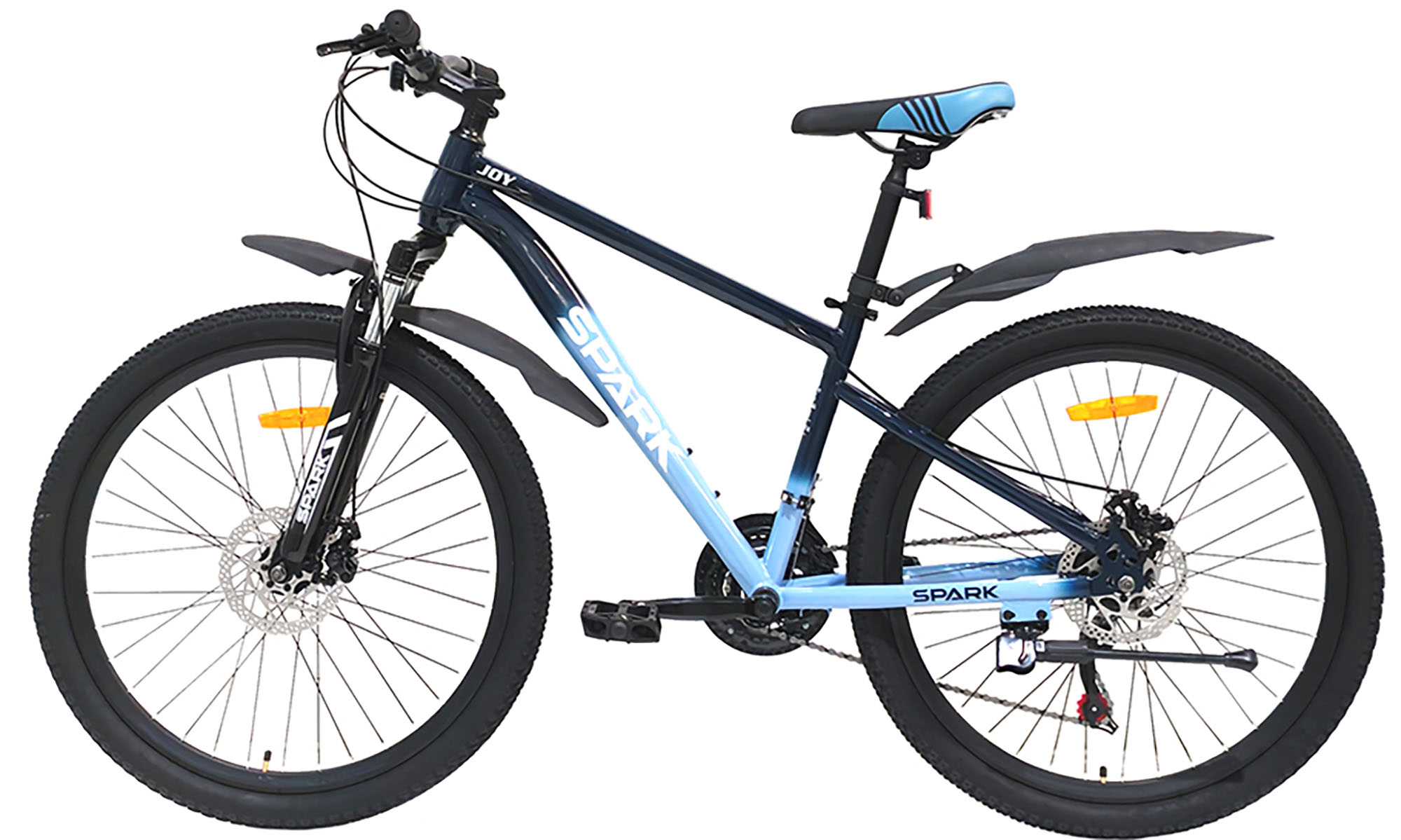 Велосипед SPARK JOY 26", размер S, рама 15", 2025, темно-синий с голубым 3