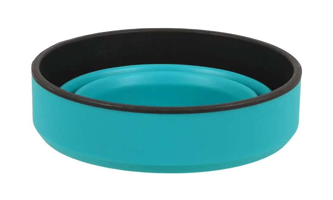 Кружка туристическая складная Lifeventure Silicone Ellipse Mug teal 2