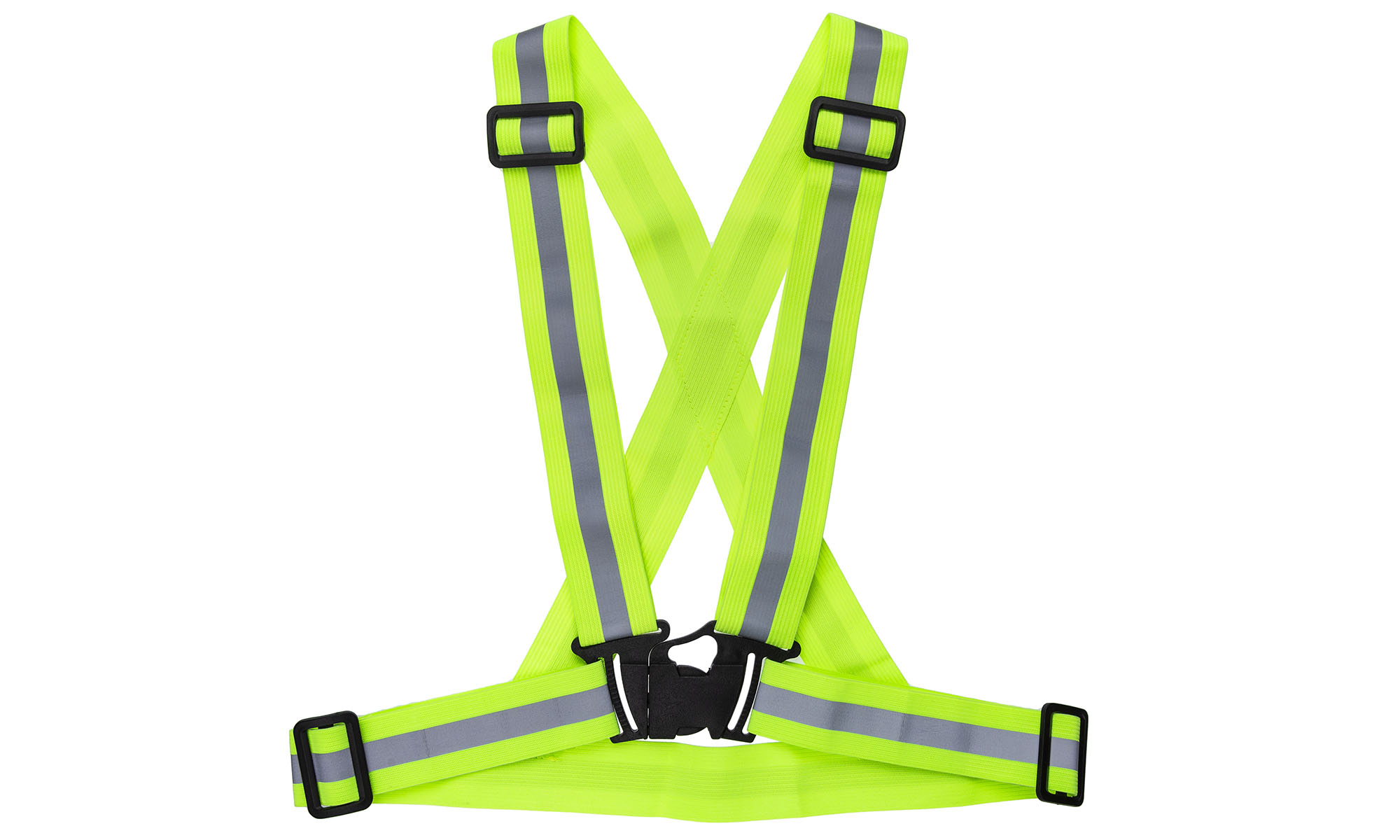 Світловідбиваючий жилет VP Lit on OEM (ширина лямок: 40 мм; ширина світлов.смужки: 15 мм)