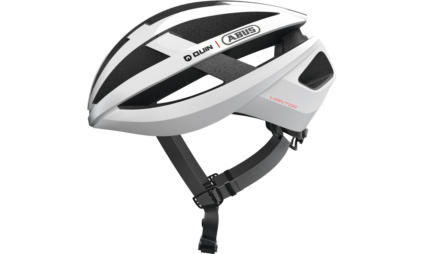 Велошолом спортивний ABUS VIANTOR Quin Polar White, розмір L (58-62 см) 