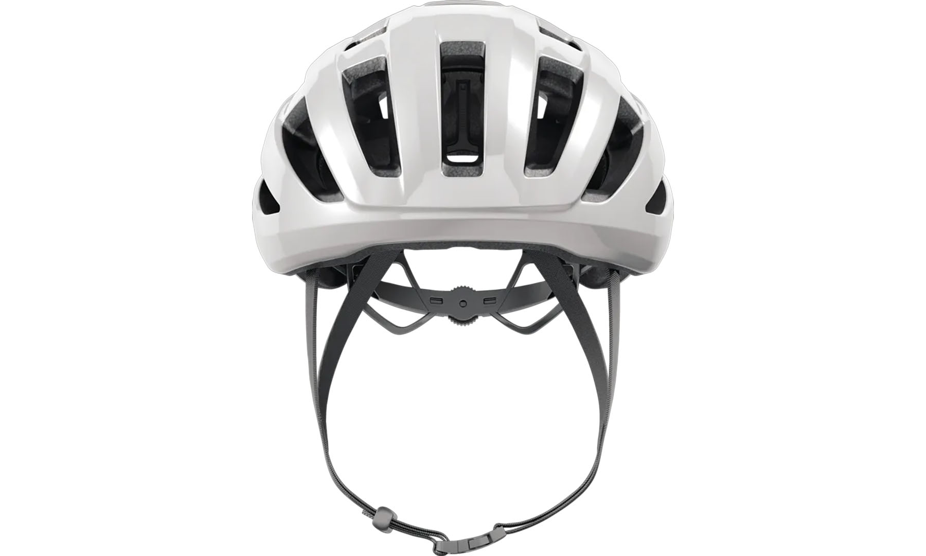 Велошлем спортивный ABUS POWERDOME MIPS shiny white, размер L (57-61 см), глянцевый белый 4 Велошлем спортивный ABUS POWERDOME MIPS shiny white, размер L (57-61 см), глянцевый белый 4