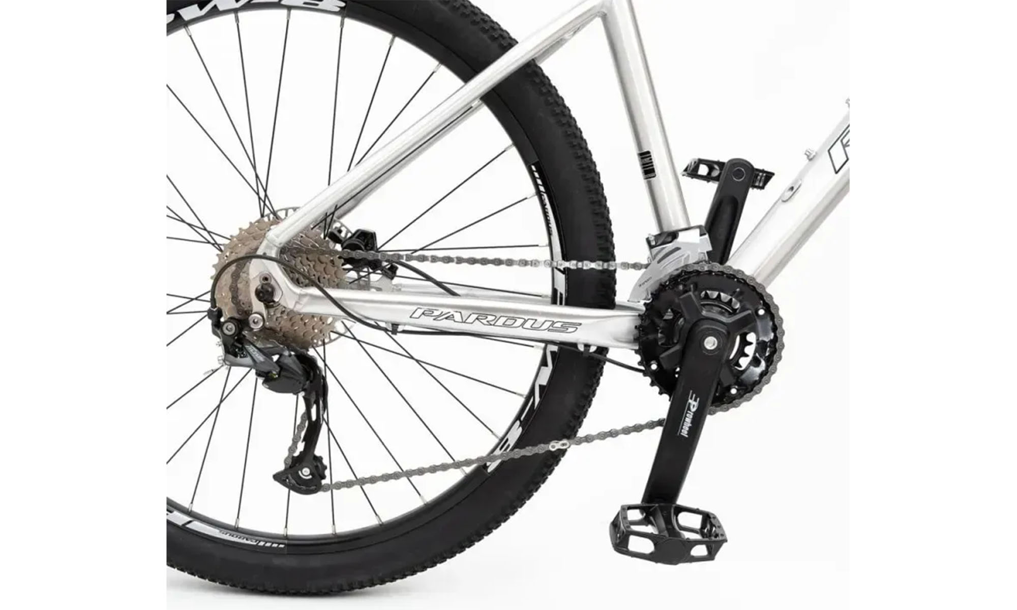 Велосипед PARDUS MTB Naik 27.5", размер L, год 2023, серебристый - P21-NA-L-SR 3