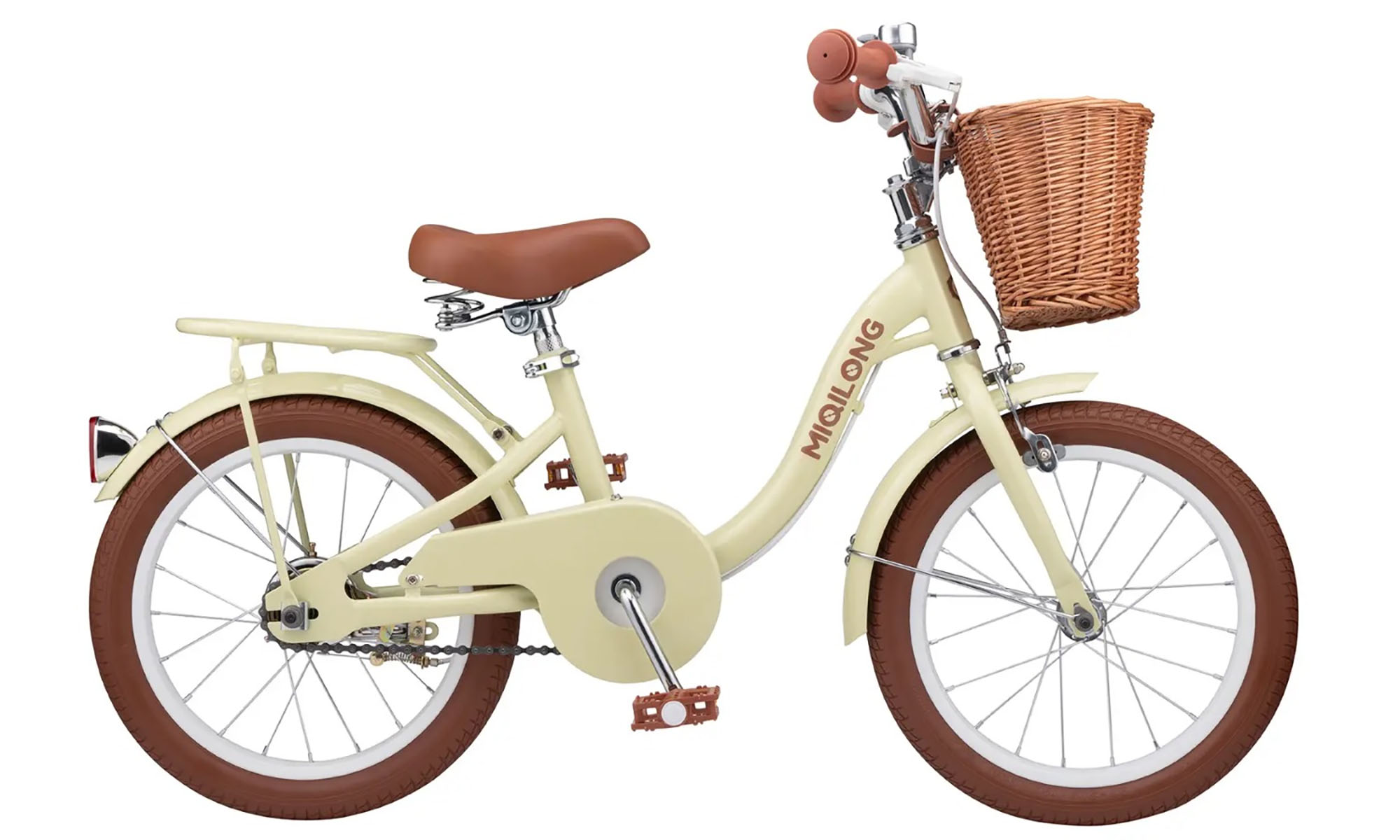 Детский велосипед Miqilong LS 16", One size, 2025, бежевый 5