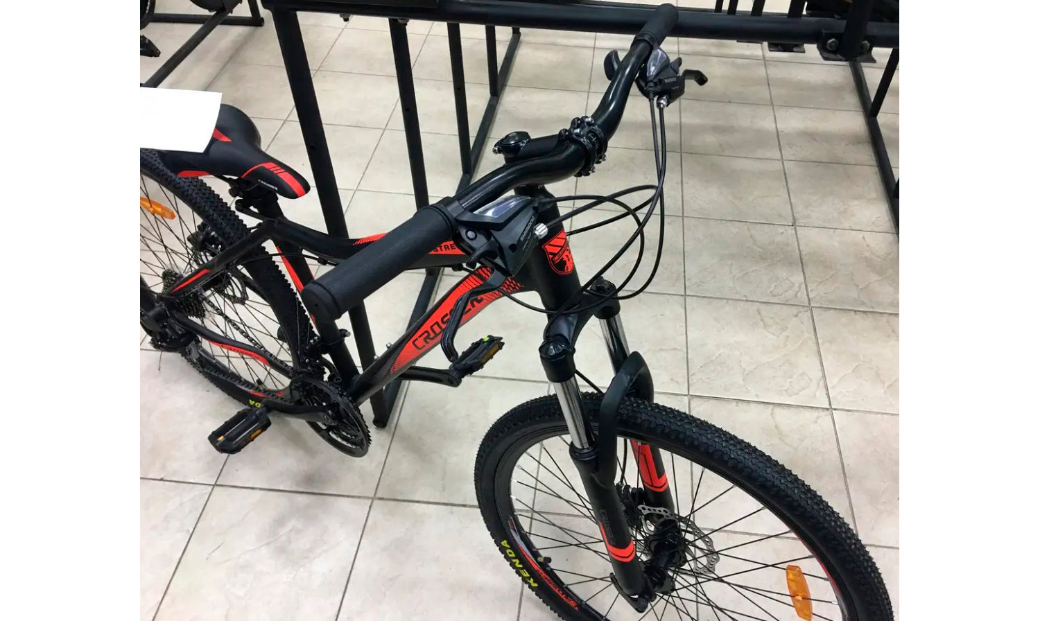 Велосипед Crosser Stream 24" розмір XXS рама 14 2021 Чорно-червоний 4 Велосипед Crosser Stream 24" розмір XXS рама 14 2021 Чорно-червоний 4