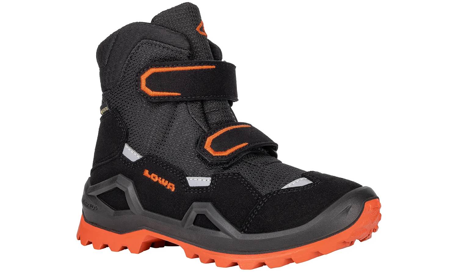 Ботинки детские LOWA Milo Evo GTX MID Jr black-orange размер 38.0 4