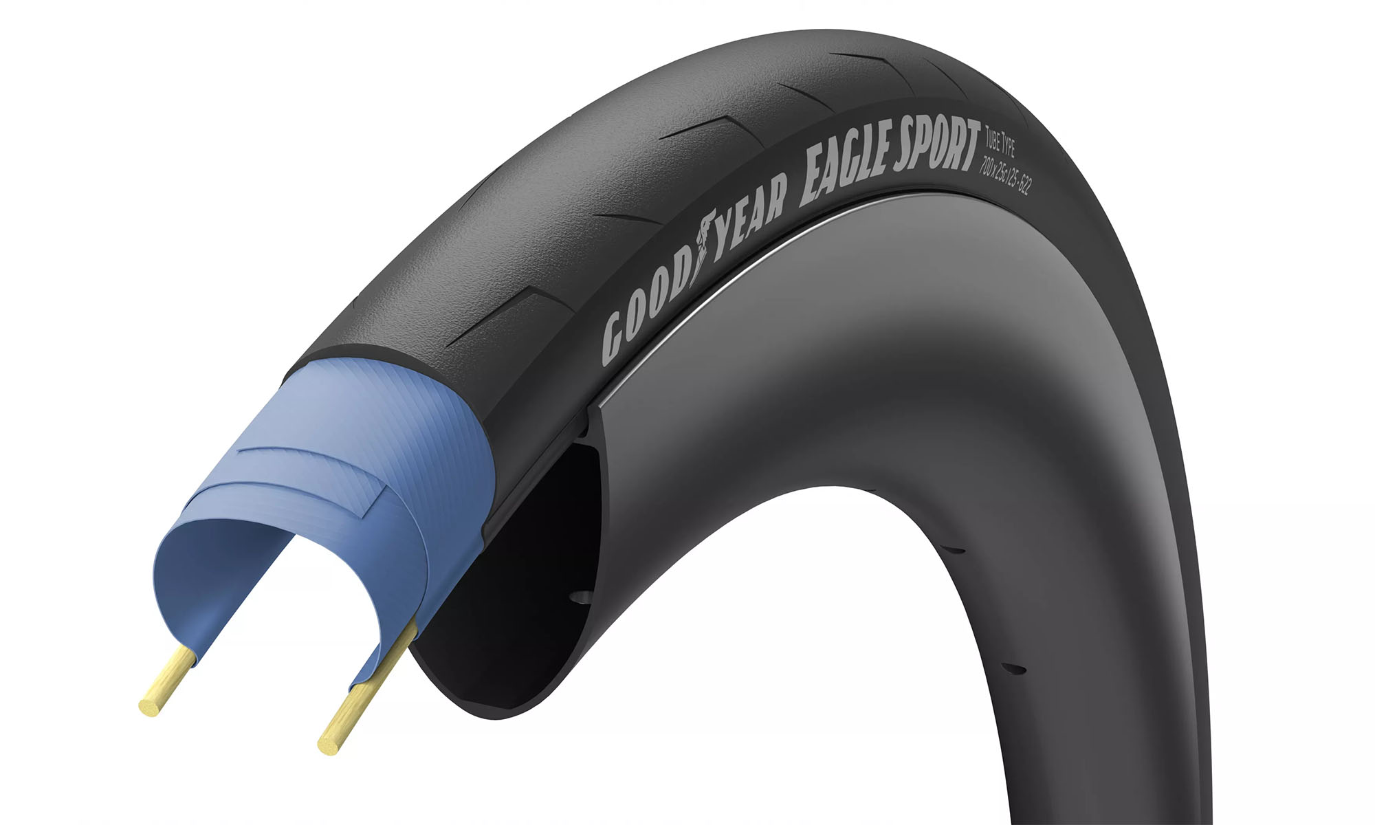 Покрышка GoodYear Eagle Sport,700x32 (32-622)  Tube Type Wire Black, 60tpi 