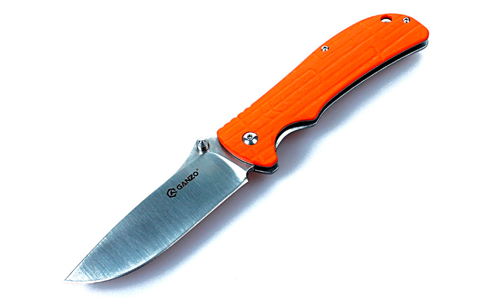 Фотография Складной нож Ganzo G723 оранжевый 