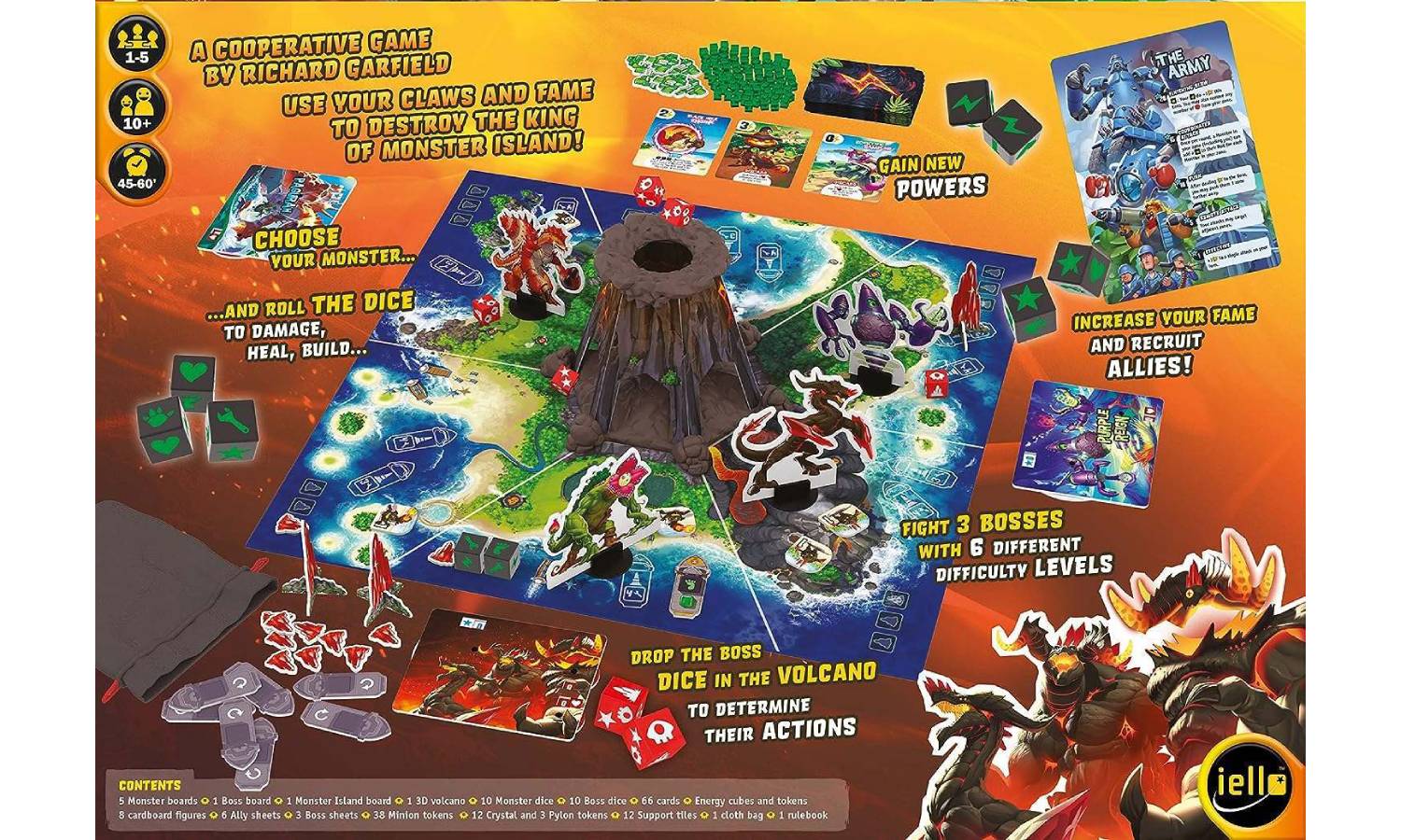 Настільна гра King of Monster Island (Володар Острова Монстрів) 3