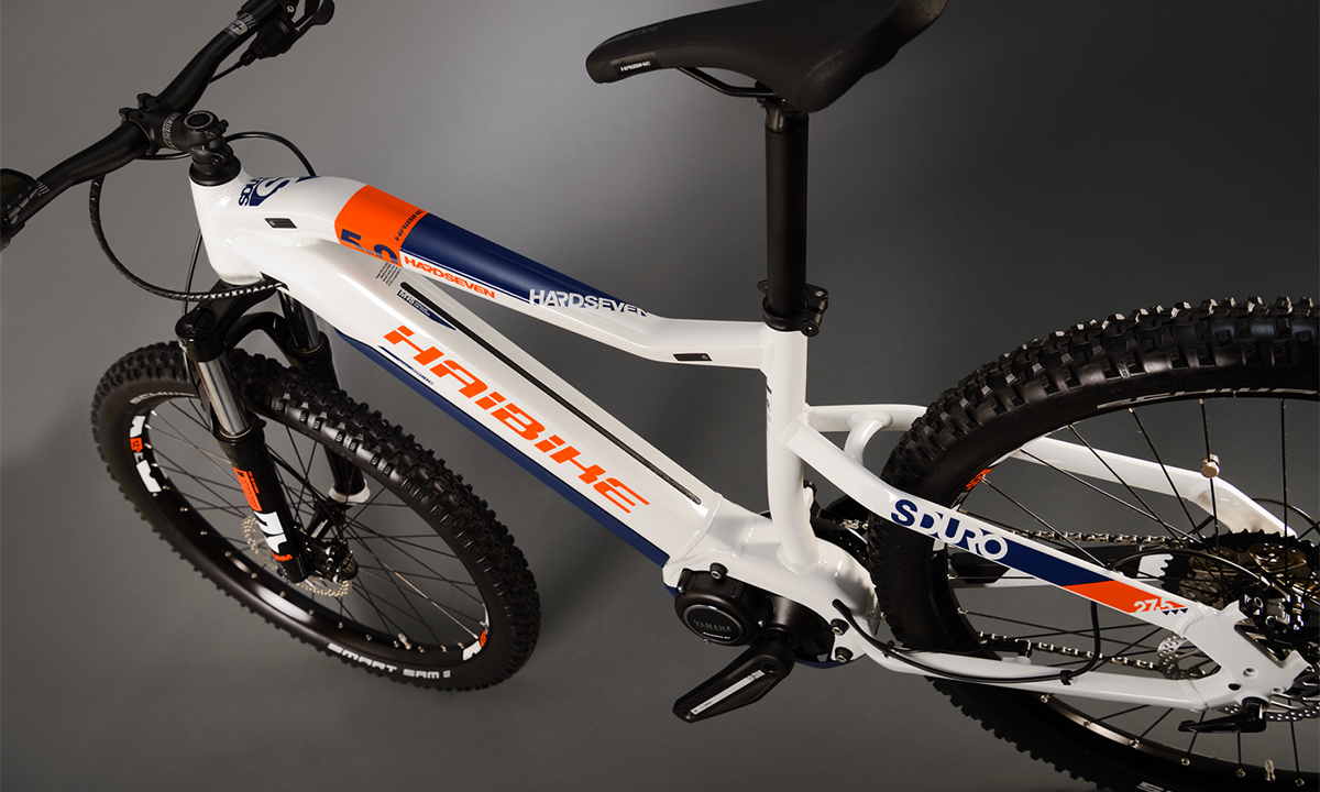 Электровелосипед Haibike SDURO HardSeven 5.0 27,5" (2020) 2020 Бело-оранжевый 3