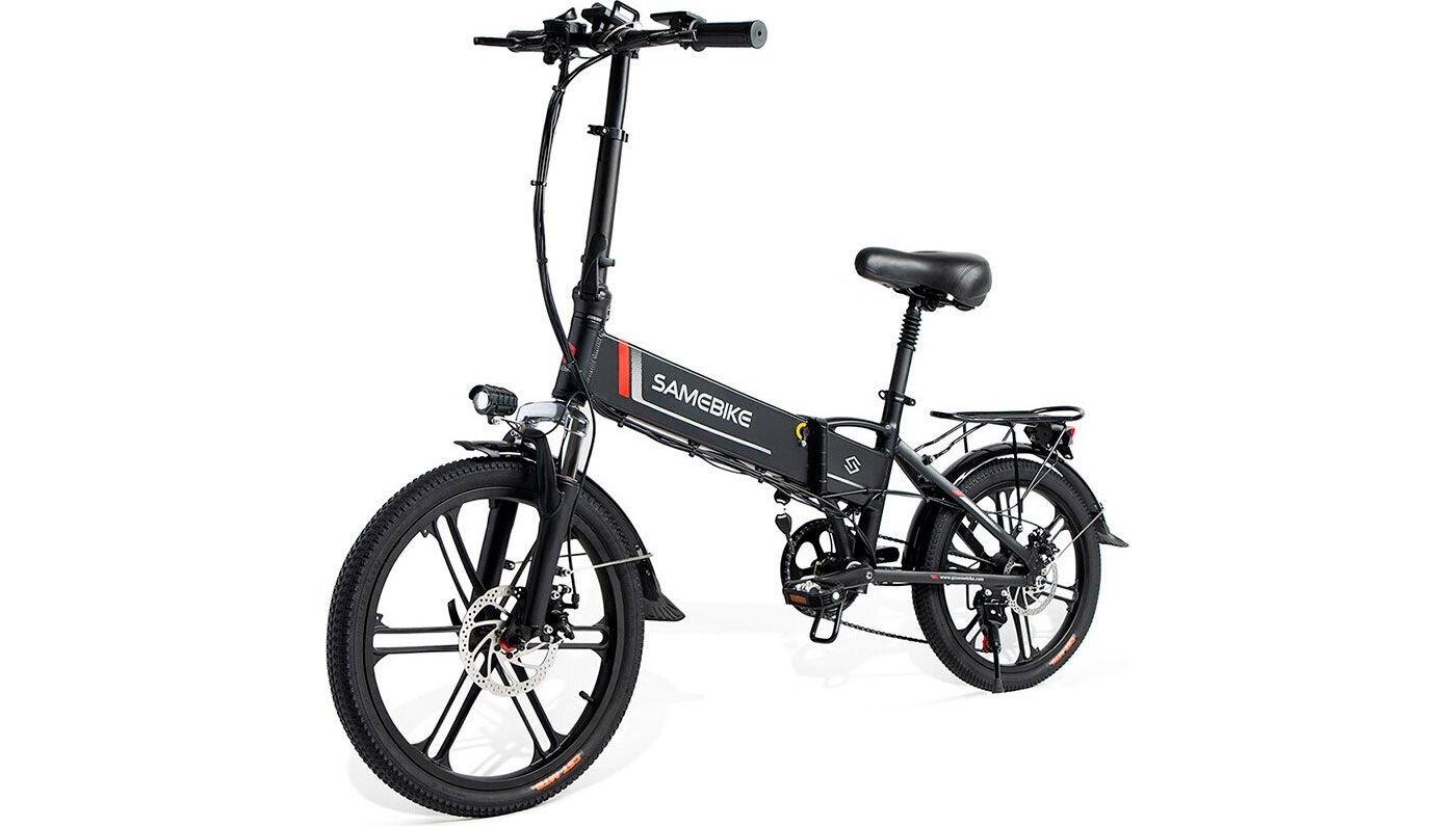 Фотография Электровелосипед SAMEBIKE 20LVXD30-II (350 Вт; 10 Ah 48 В) 20", черный 15