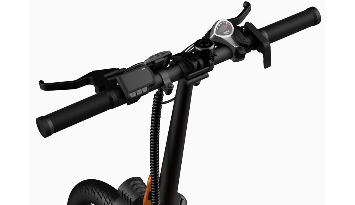 Електровелосипед KUGOO KIRIN V2 (250 Вт, 7,5 Ah, 36 В), 20", черный 14 Електровелосипед KUGOO KIRIN V2 (250 Вт, 7,5 Ah, 36 В), 20", черный 14