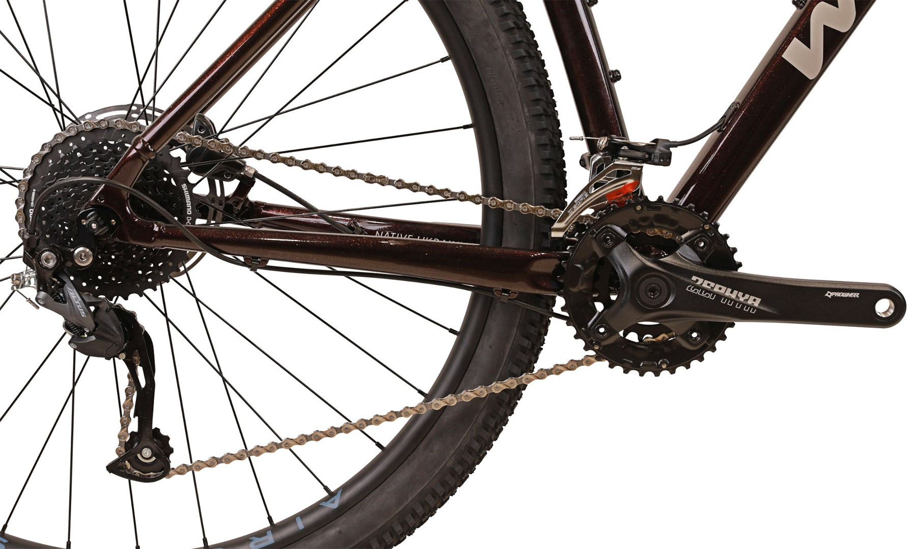 Велосипед Winner SOLID DX 29", размер рамы L, 2025, темно-бордовый 7