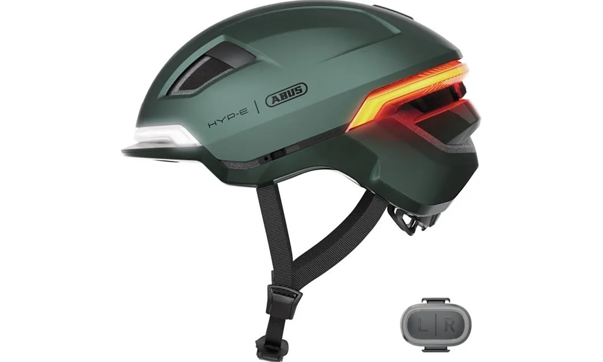 Велошлем ABUS HYP-E jungle green, размер M (54-58 см), зеленый 