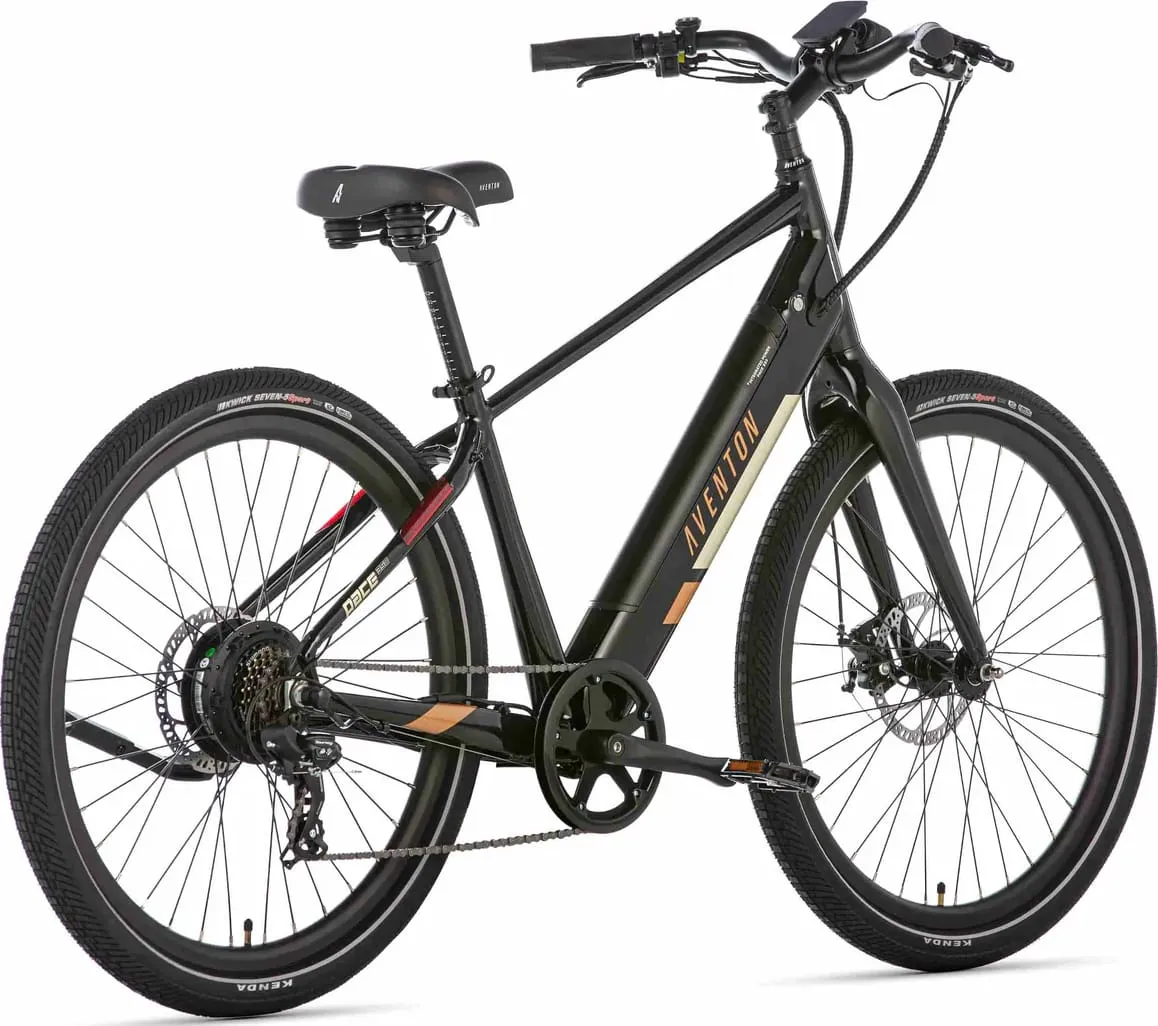Електровелосипед Aventon Pace 350 27,5" рама L (2023) Чорний 3