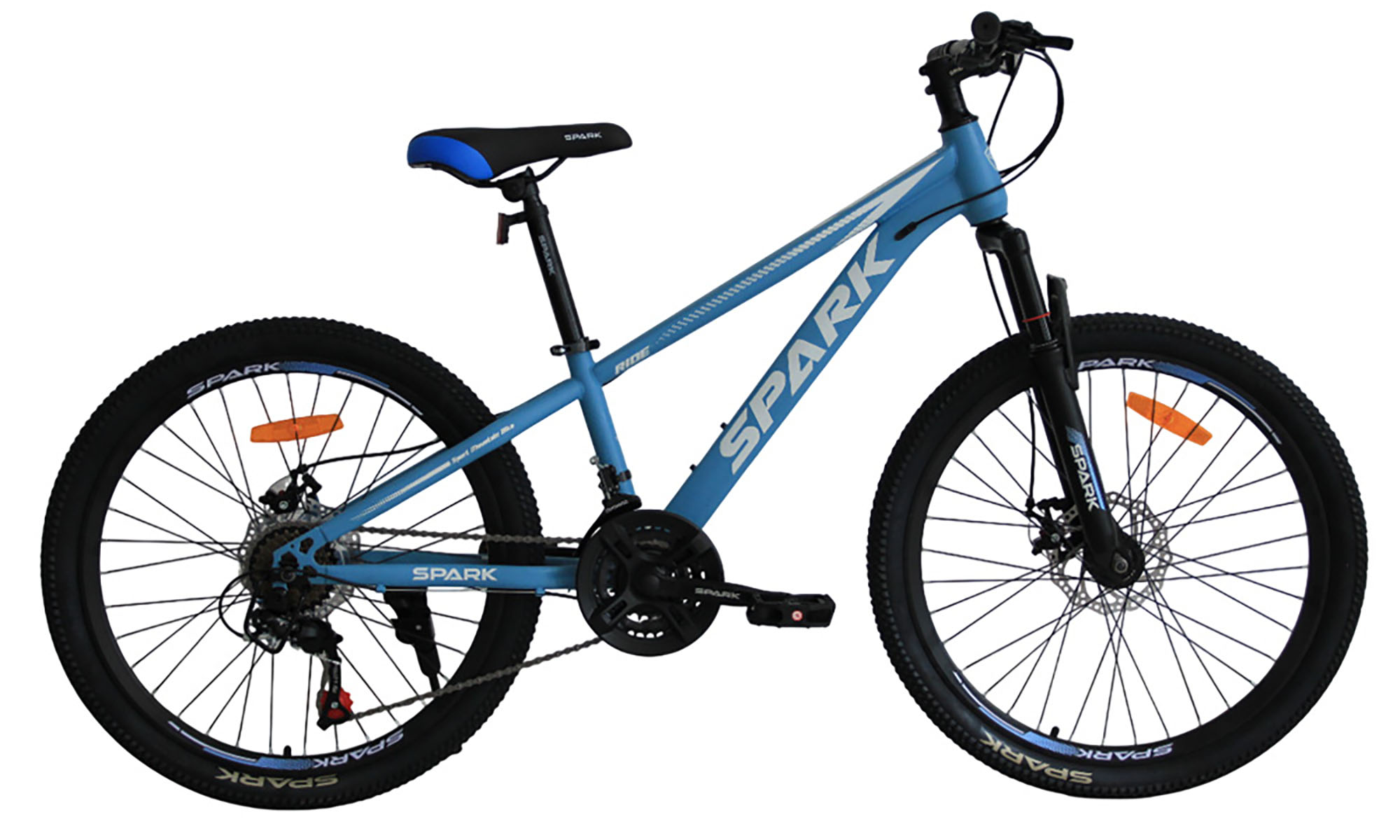 Велосипед SPARK RIDE 24", розмір XXS, рама 12", рік 2025, блакитний 