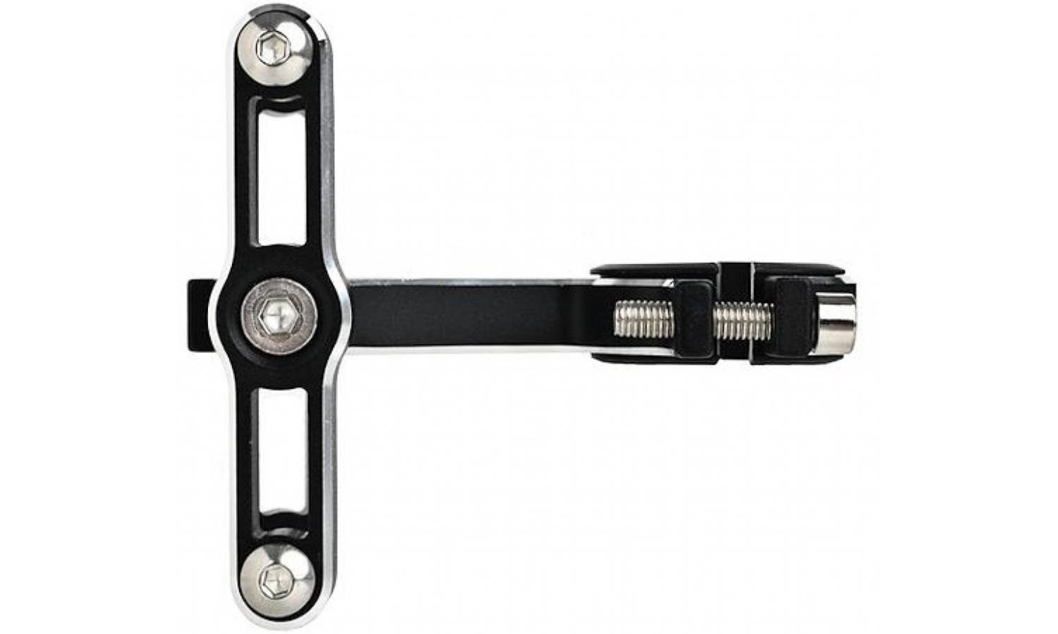 Флягодержатель Prox BH-15 алюминиевый, на руль/штырь черный 2