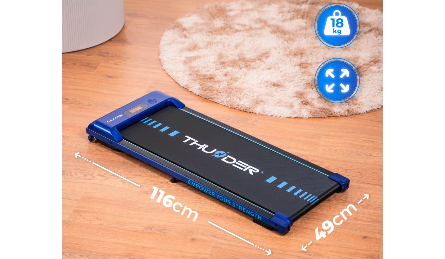 Бігова доріжка електрична THUNDER IDEA-BLUE 3 Бігова доріжка електрична THUNDER IDEA-BLUE 3