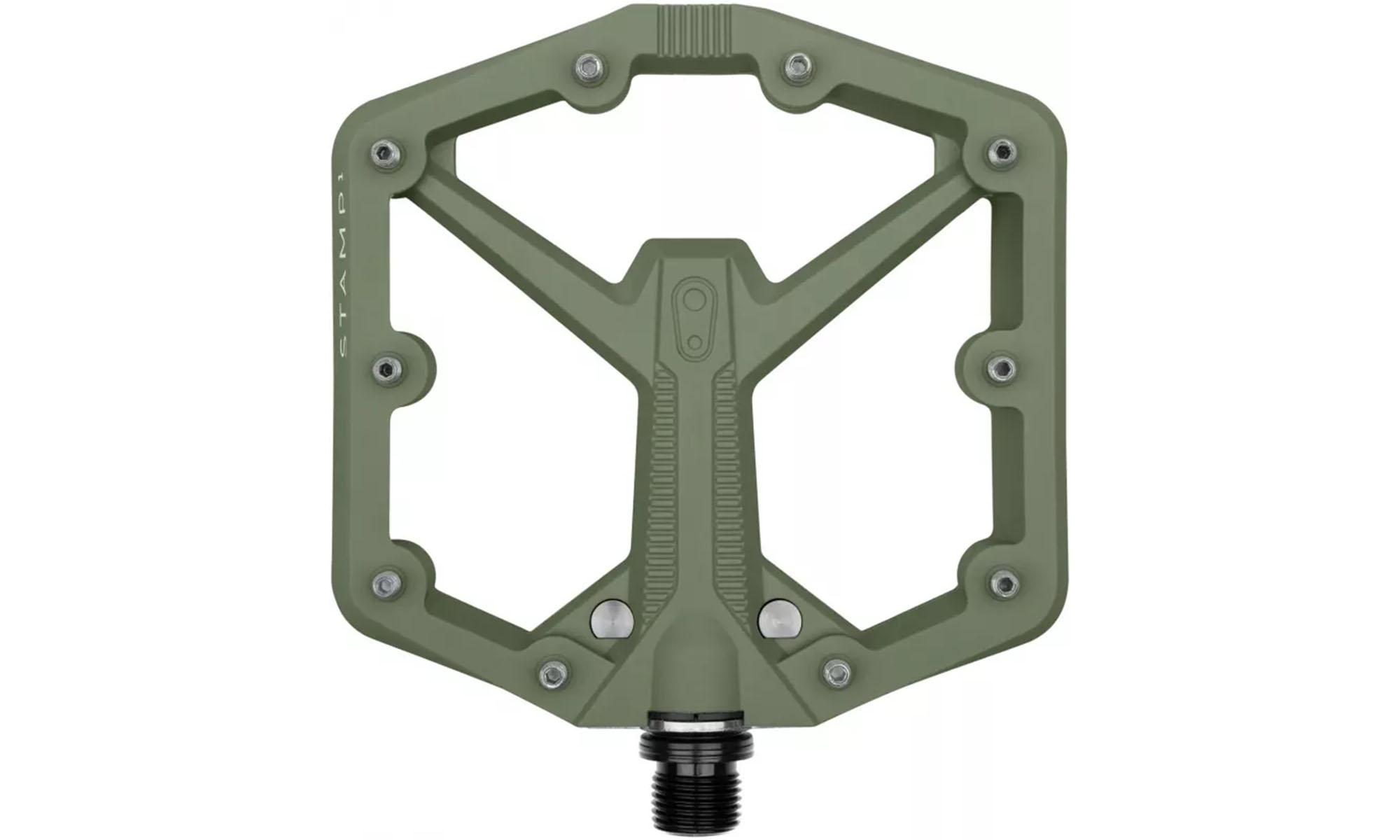Педалі Crankbrothers STAMP 1 (GEN. 2), розмір L (43-49 eu), зелені Педалі Crankbrothers STAMP 1 (GEN. 2), розмір L (43-49 eu), зелені