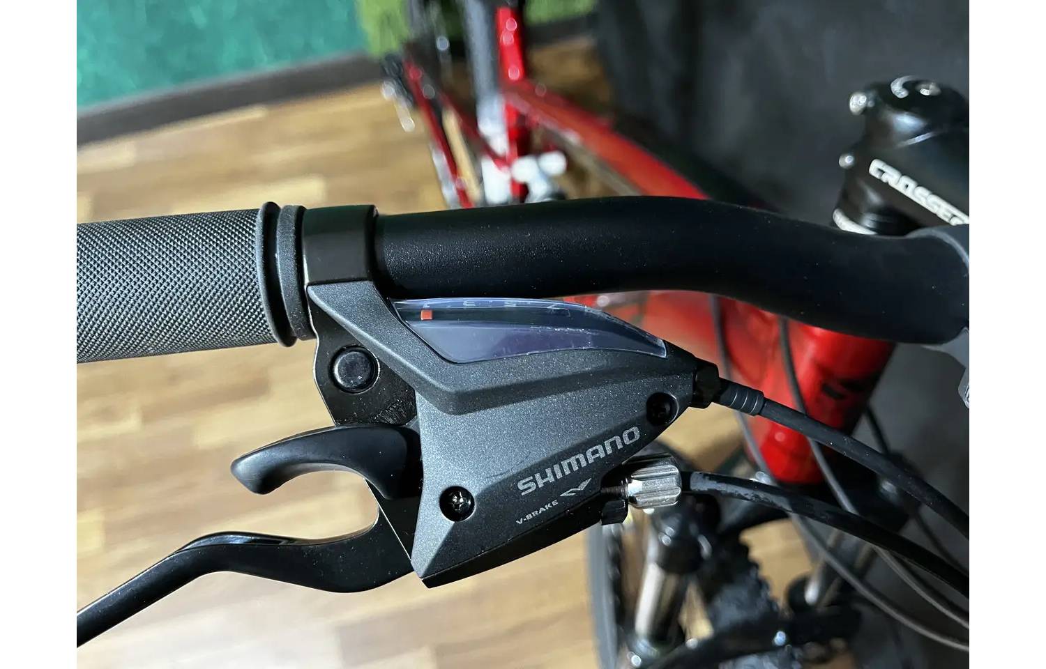 Велосипед Crosser Warrior 26" размер S рама 15,5" 2024 Красный 4