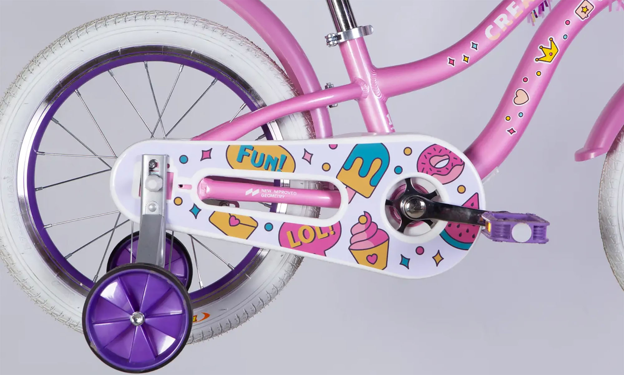 Велосипед Formula Kid CREAM BH 16", размер XXS, рама-8,5", год 2026, сиреневый 2 Велосипед Formula Kid CREAM BH 16", размер XXS, рама-8,5", год 2026, сиреневый 2