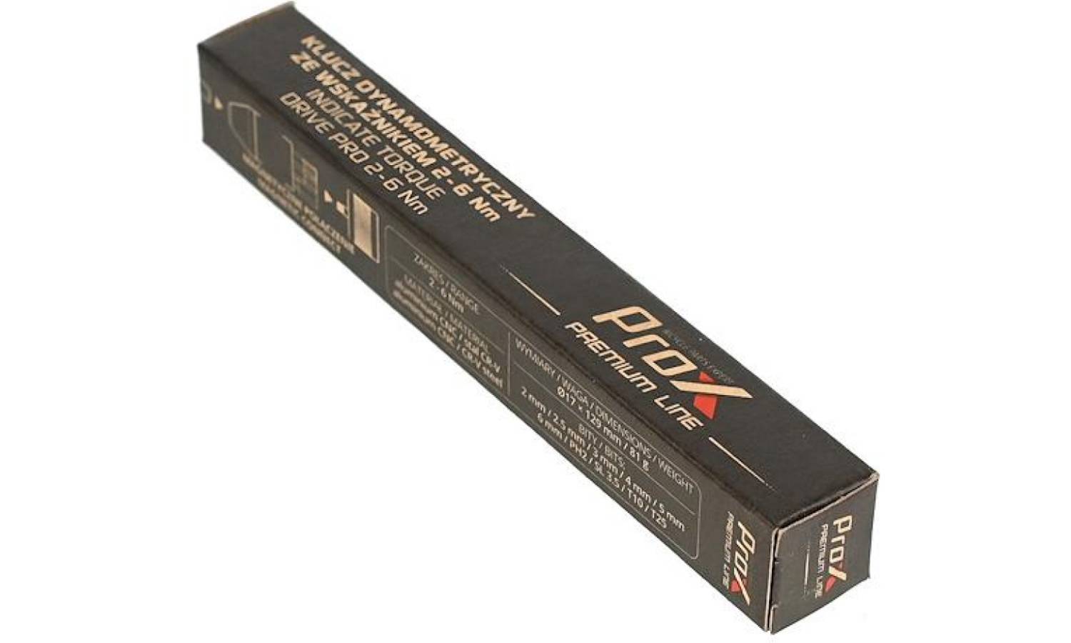 Ключ тріскачка ProX Premium динамометричний 2-6NM з бітами 5 Ключ тріскачка ProX Premium динамометричний 2-6NM з бітами 5