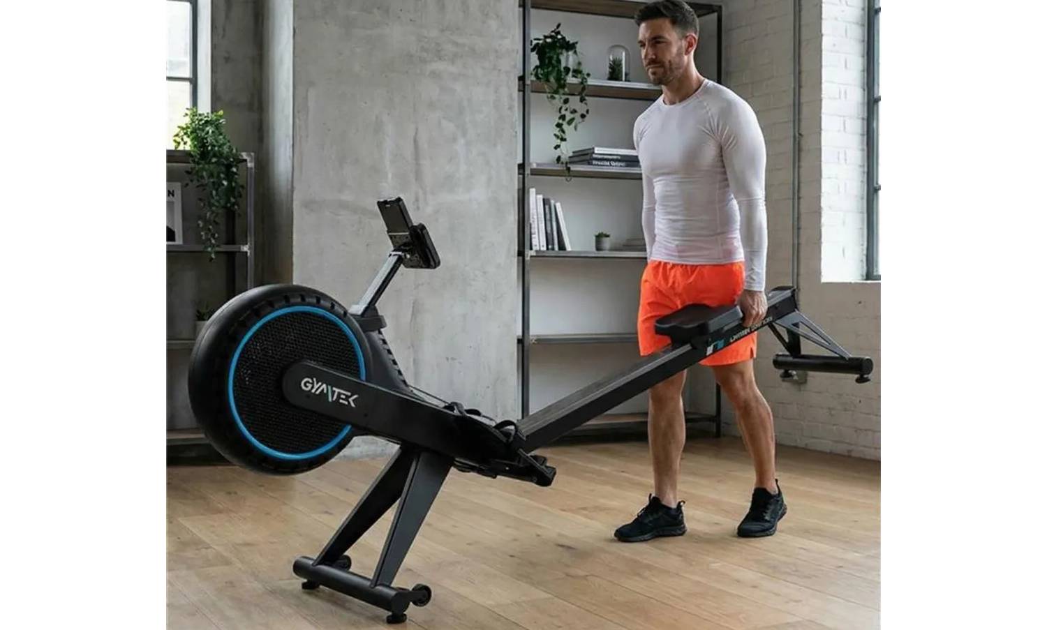 Гребной тренажер Gymtek XR2500 воздушный электромагнитный 12 Гребной тренажер Gymtek XR2500 воздушный электромагнитный 12