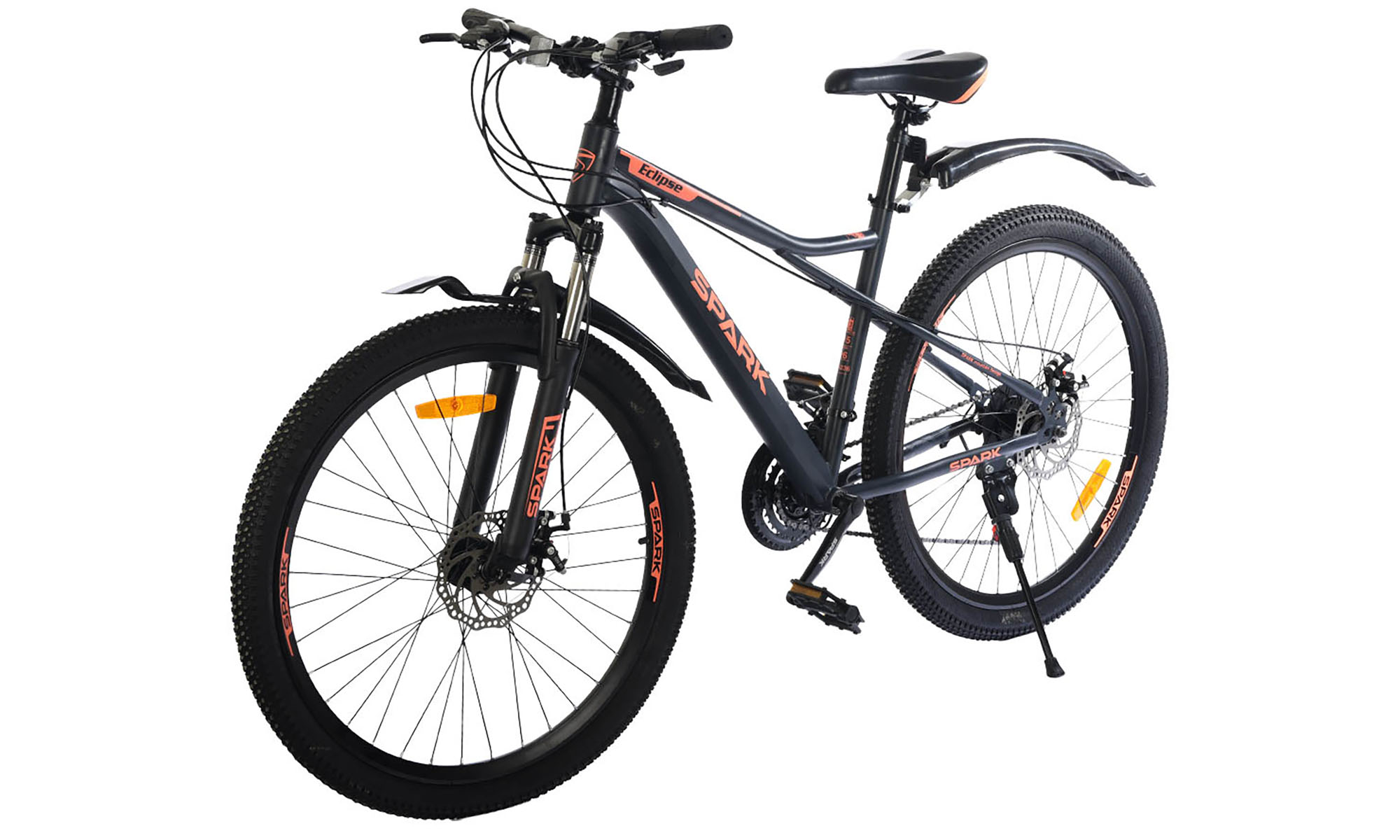Велосипед SPARK ECLIPSE 26", размер S, рама 15", год 2026, черный 2 Велосипед SPARK ECLIPSE 26", размер S, рама 15", год 2026, черный 2