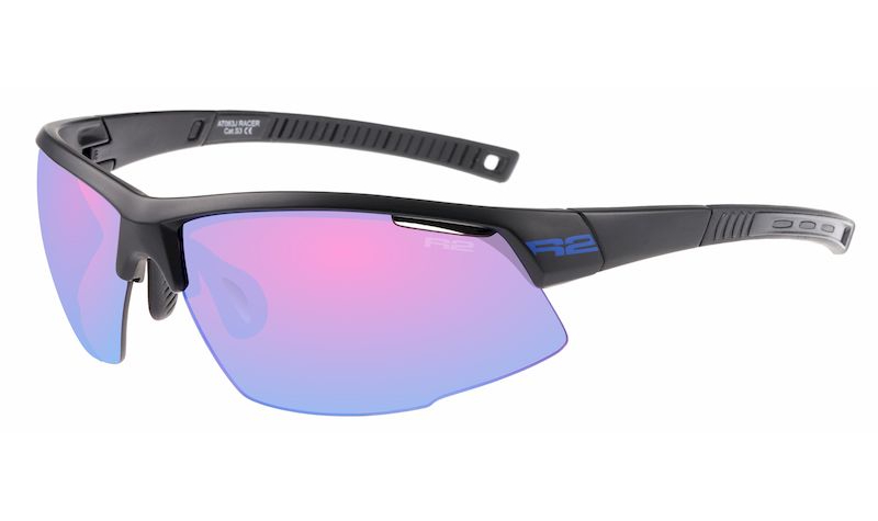 Окуляри R2 RACER чорний TR90, лінза коричнева HD BlueLight Block, покриття blue revo, категорія 3 