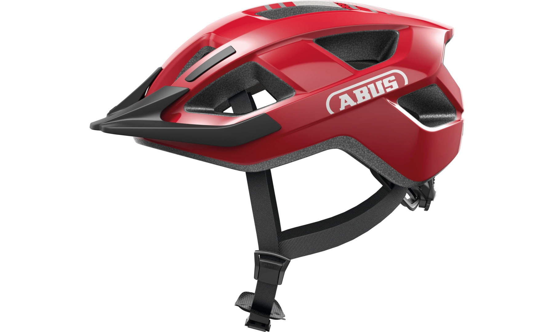Велошлем ABUS ADURO 3.0 blaze red размер S (51-55 см), красный 