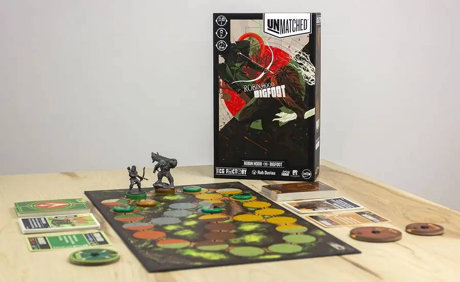 Настольная игра Unmatched: Робин Гуд против Бигфута 4