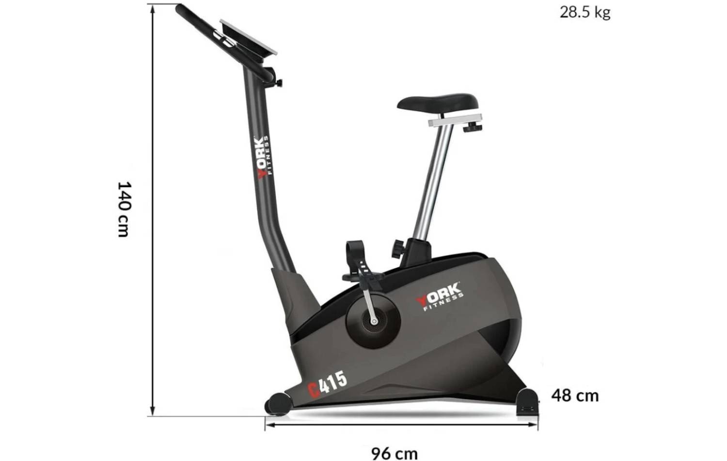 Велотренажер электромагнитный  York Fitness C415 6