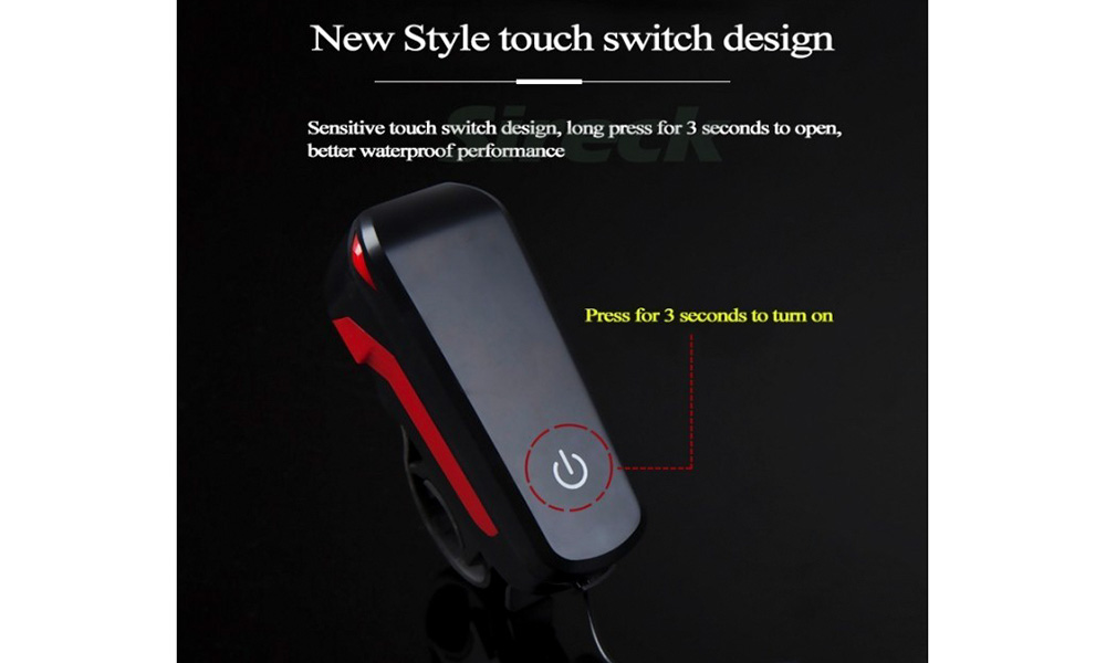 Фонарь передний BC-FL1552 350 лм Li-on 2000 мАч с эл звонком 120дб USB, черно-красный 5 Фонарь передний BC-FL1552 350 лм Li-on 2000 мАч с эл звонком 120дб USB, черно-красный 5